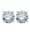 Lab Diamond Stud Earrings 2.08ctw - White Gold