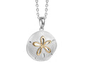Sand Dollar Necklace - Two Tone