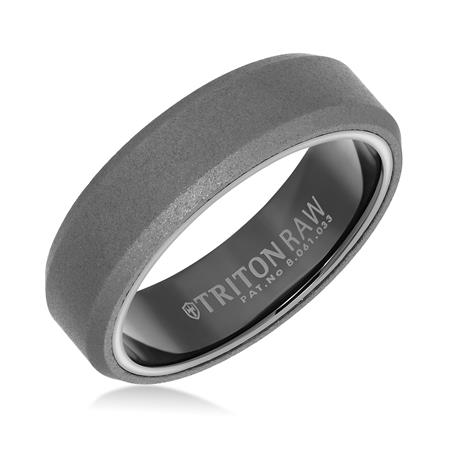 Raw Tungsten Band w/ Sandblast Finish