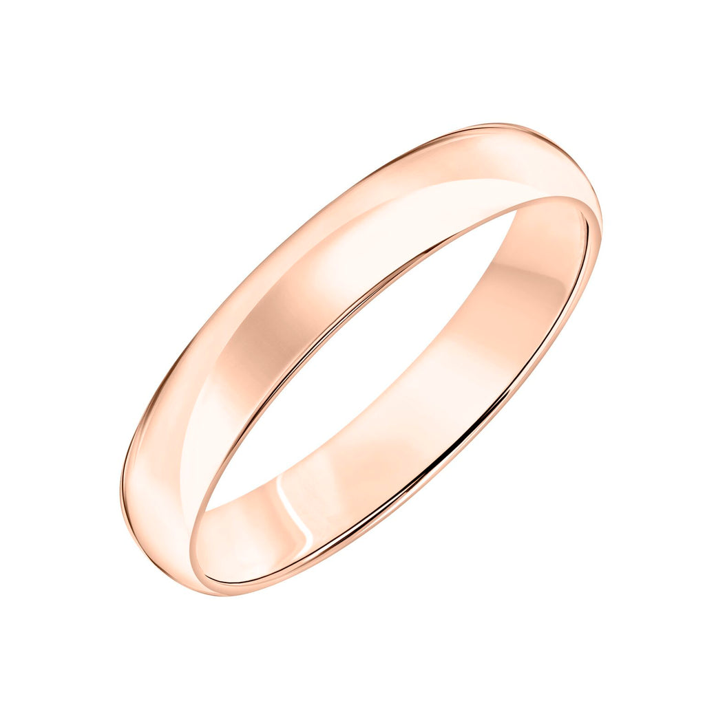 Half Round Band 4mm - Rose Gold