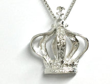 Load image into Gallery viewer, Charity IDES Crown Pendant - Silver
