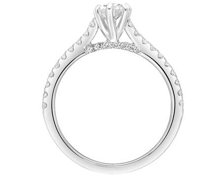 1.07ctw Marquise Diamond Ring - White Gold