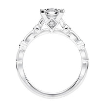 Load image into Gallery viewer, 1.13ctw Princess Cut Diamond Ring GIA - White Gold
