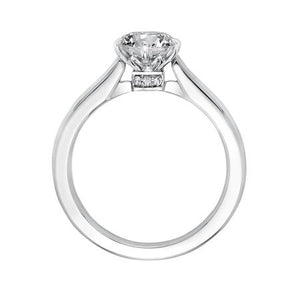 1.06ctw 6 Prong Diamond Ring GIA - Platinum