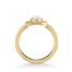 Load image into Gallery viewer, 0.78ctw Rose Cut Diamond Deco Style Ring - Yellow Gold
