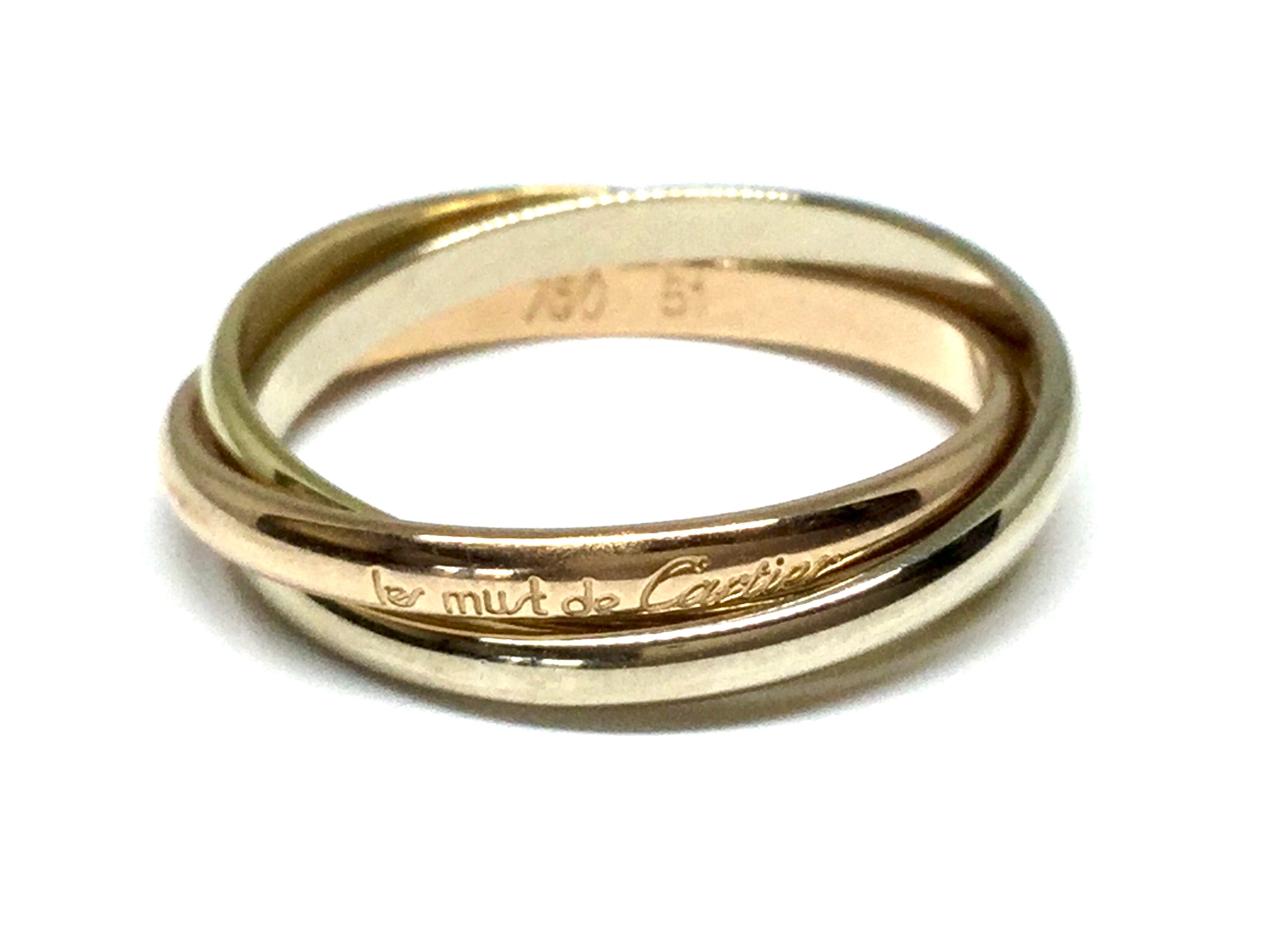 Cartier Trinity Rolling Ring - Three Tone