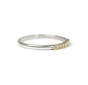 Epaulette Classic Diamond Band - Two Tone