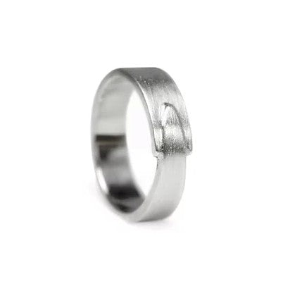 Talon Wrap Wide Ring - Silver