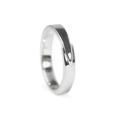 Talon Wrap Narrow Ring - Silver