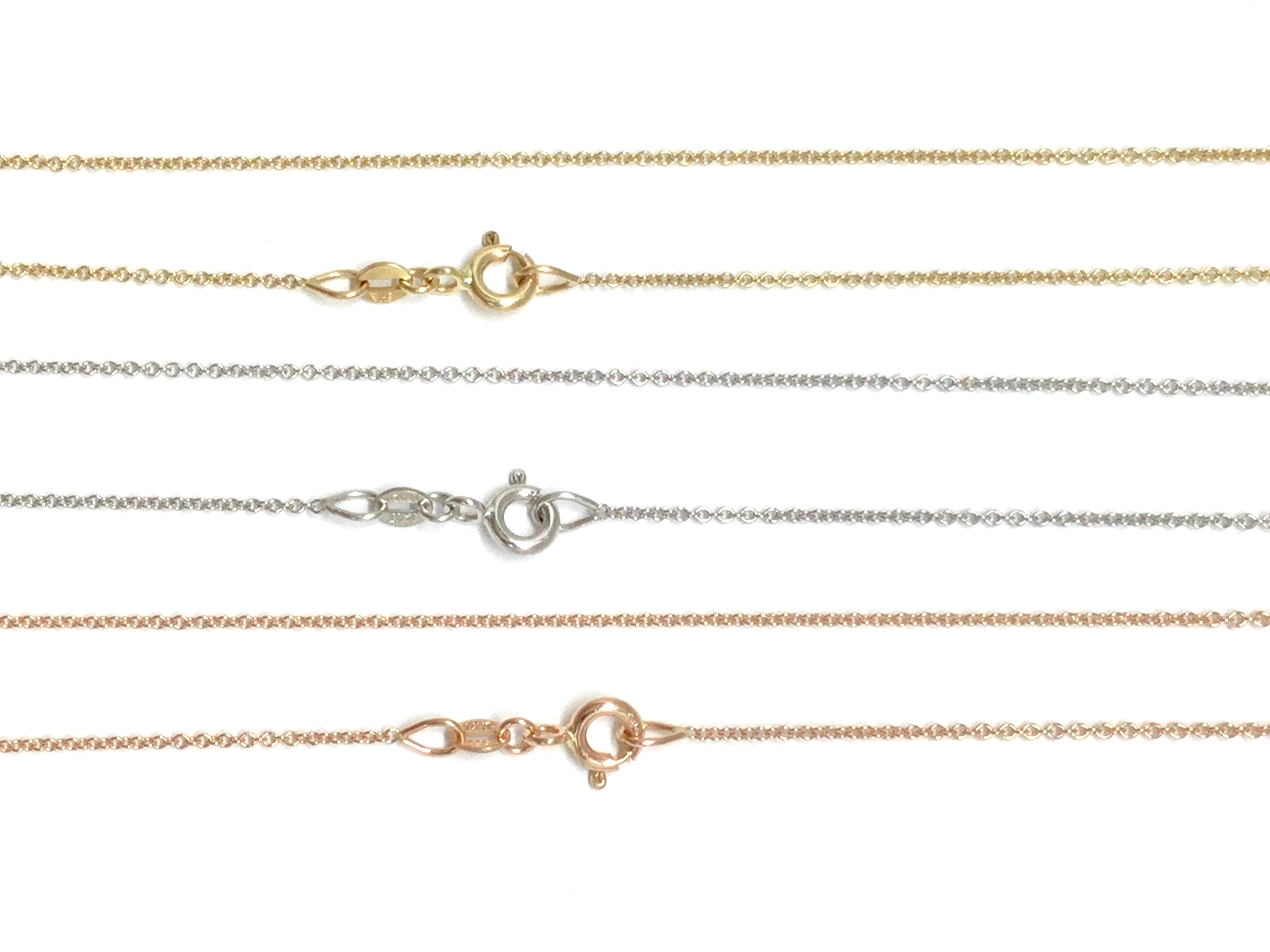 Light Cable Chain - White, Yellow, Rose Gold