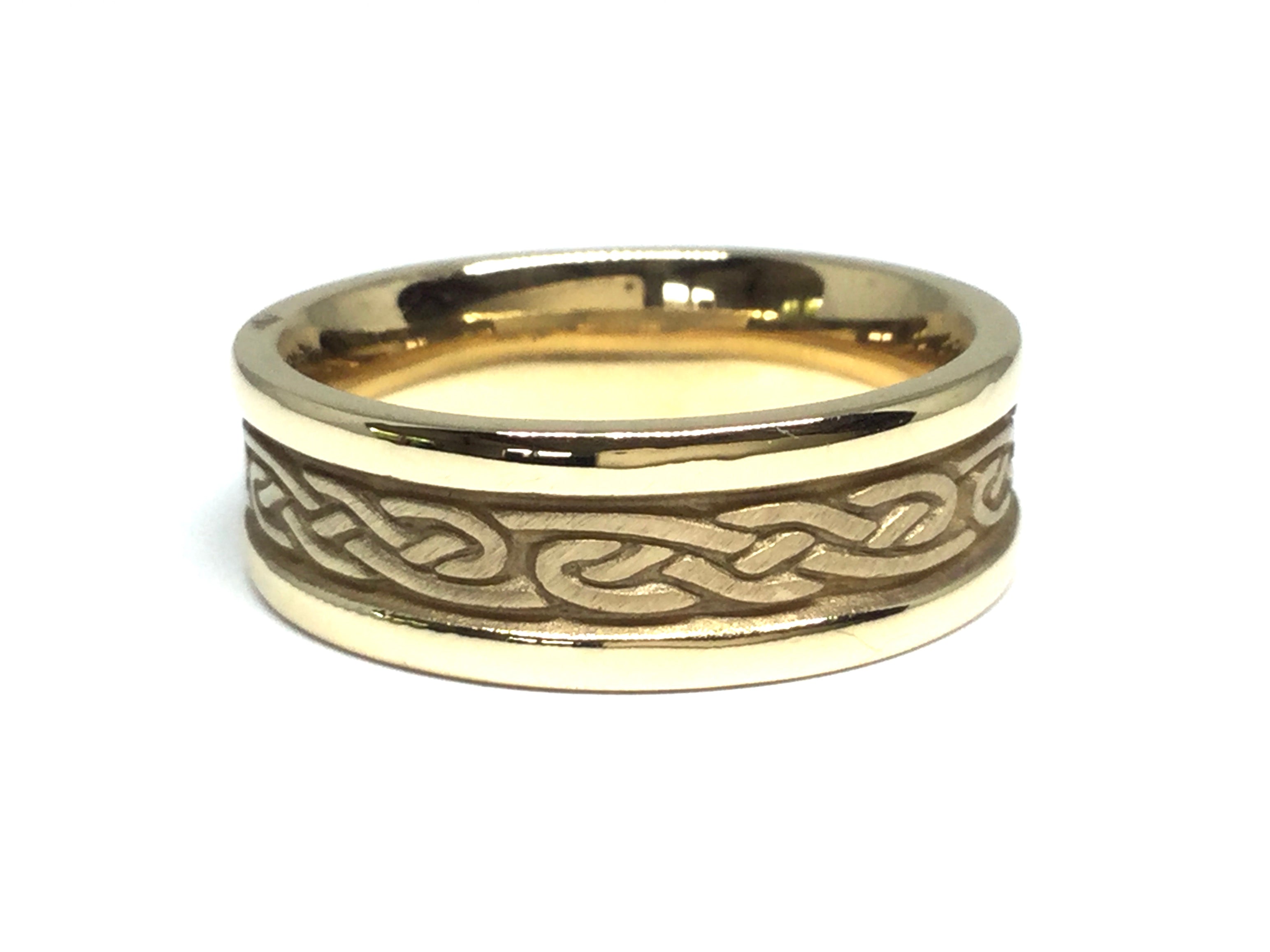 Infinity Knot Ring Narrow - Yellow Gold