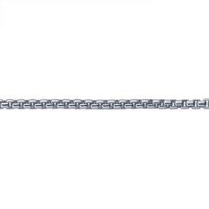 Rounded Box Link Chain - Silver