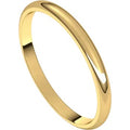 Half Round Band 2mm - Yellow Gold