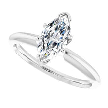 Load image into Gallery viewer, 0.88ct Marquise Diamond Solitaire Ring GIA - White Gold
