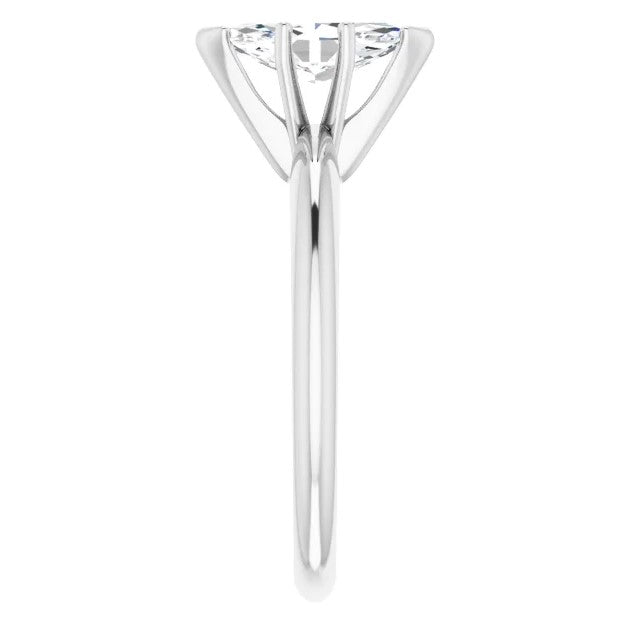 0.88ct Marquise Diamond Solitaire Ring GIA - White Gold