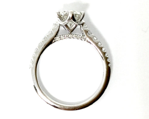 1.64ctw 6 Prong Diamond Ring - White Gold