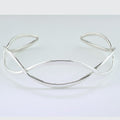 Ripples Cuff Bracelet - Silver