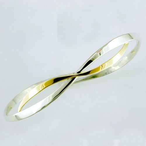 Ribbon Bracelet - Two Tone