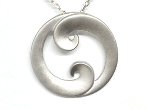 Koru Pendant - Silver