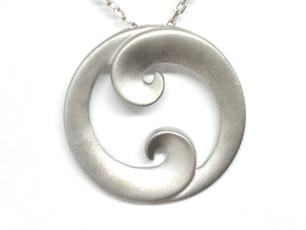 Koru Pendant - Silver