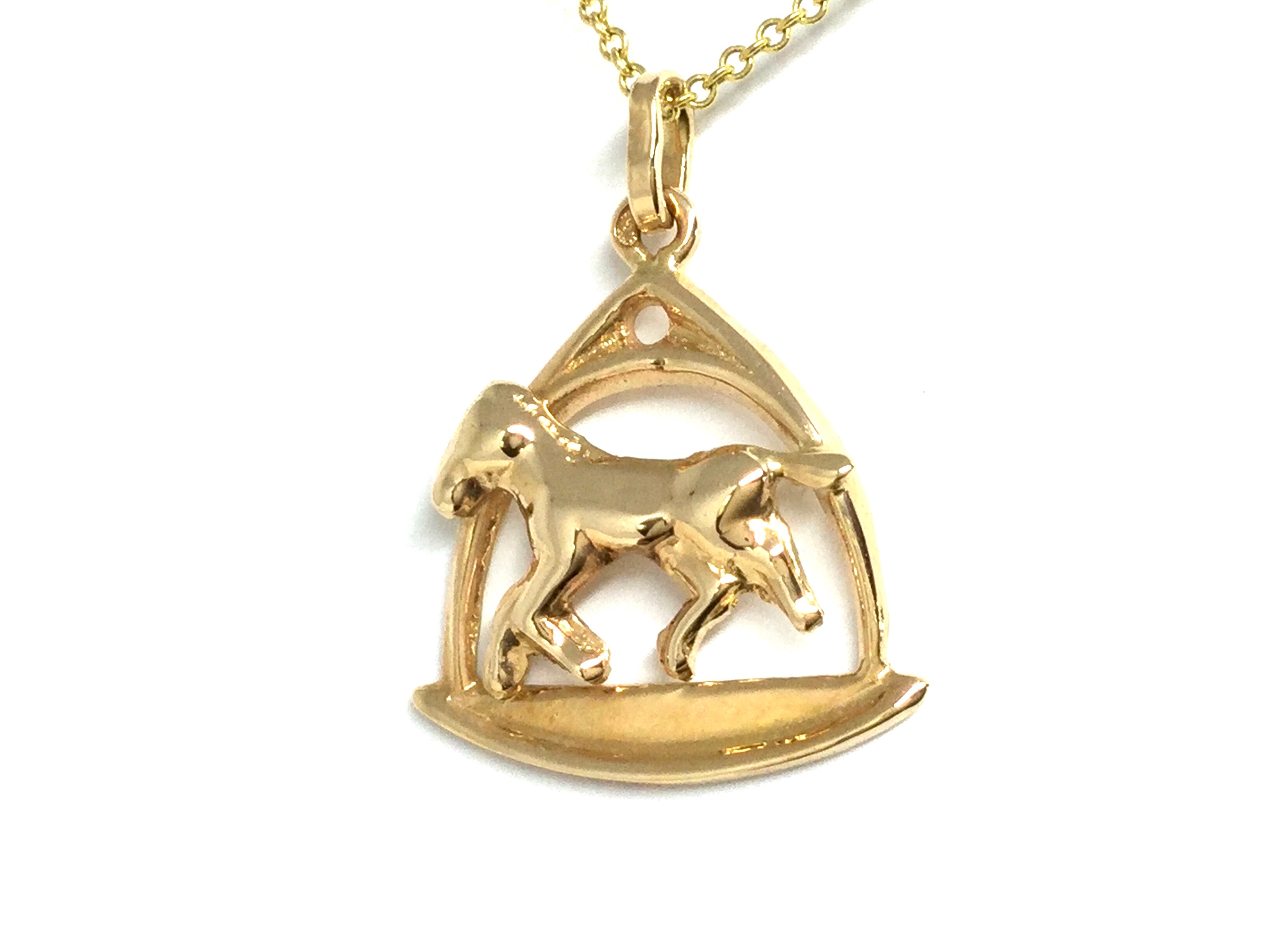 Horse & Stirrup Pendant/Charm