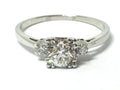 0.68ctw Old Euro Diamond Deco Ring GIA - Platinum