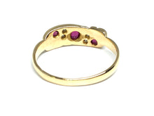 Load image into Gallery viewer, Victorian Ruby &amp; Diamond Ring - Yellow Gold
