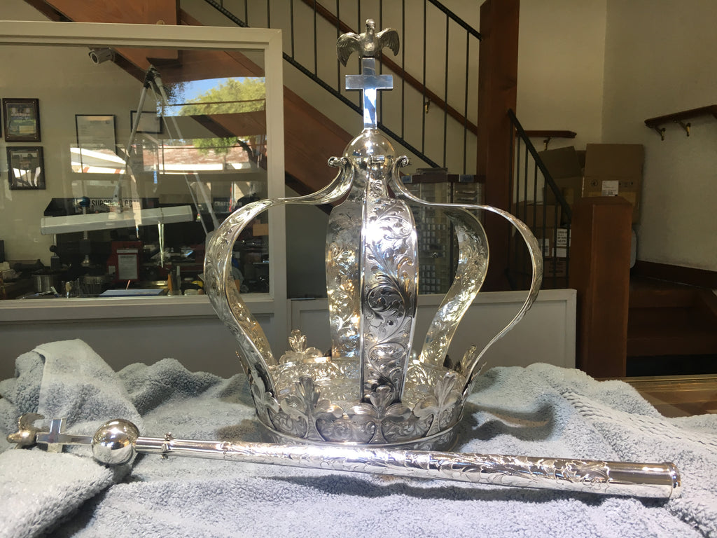 Charity IDES Crown Pendant - Silver