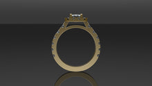 Load image into Gallery viewer, 1.92ctw Diamond Ring w/ Cushion Halo - White Gold
