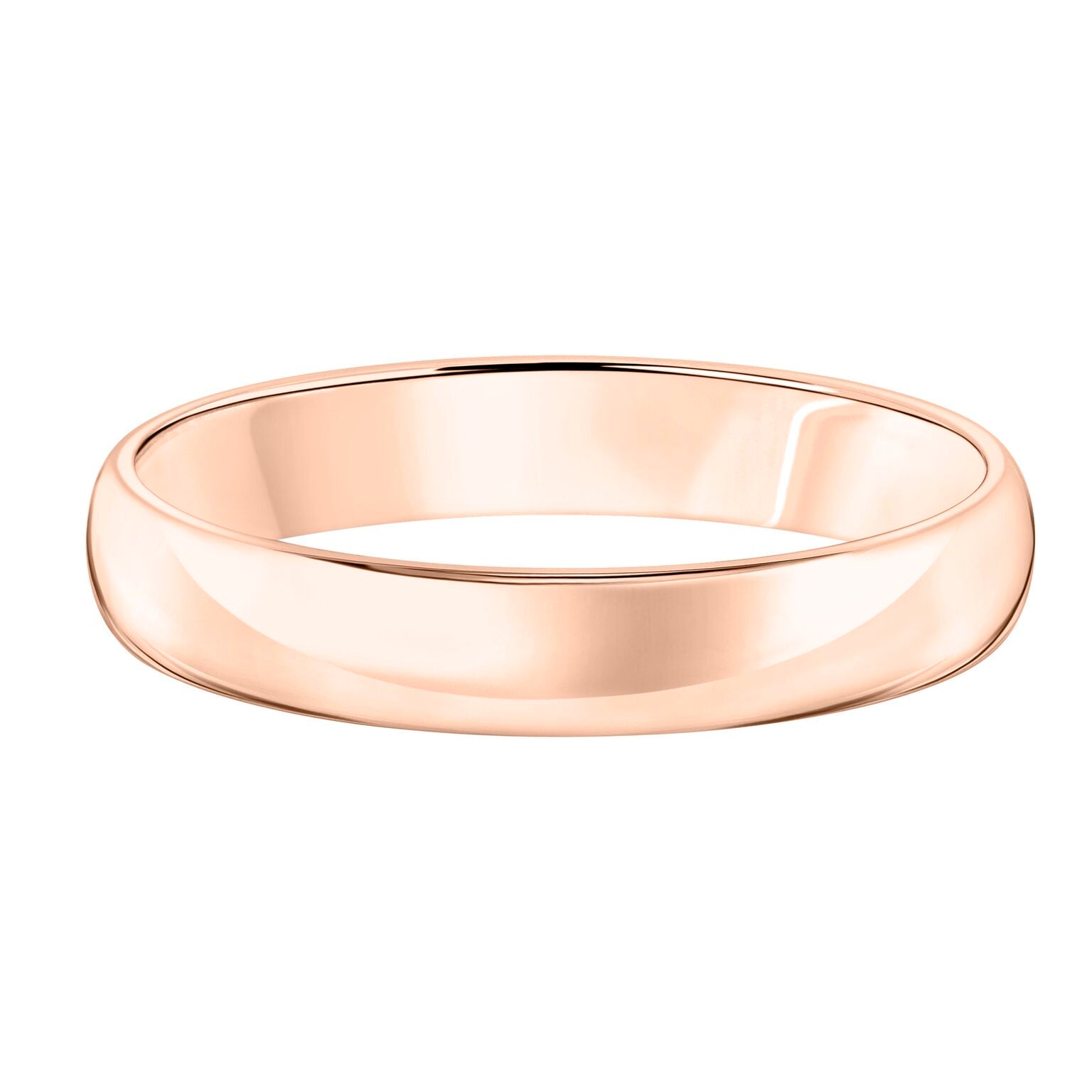Half Round Band 4mm - Rose Gold