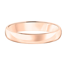 Load image into Gallery viewer, Low Dome Band 4mm - Rose Gold
