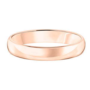 Low Dome Band 4mm - Rose Gold